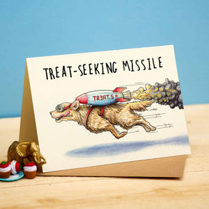 Treat Seeking Missile Card - Everyday Card