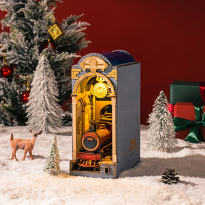 Back To The Future III (Jules Verne Time Train) Station Scene - DIY Book Nook Kit