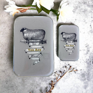 Sheep "Have You Any Wool?" Tin