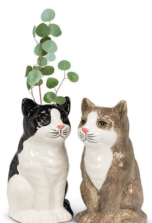 Cat Vases- Various Colors