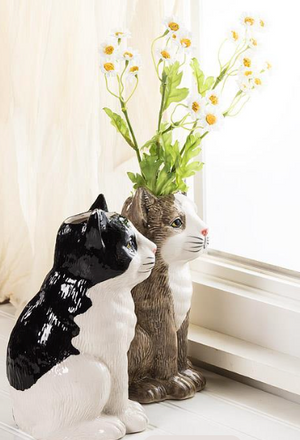 Cat Vases- Various Colors