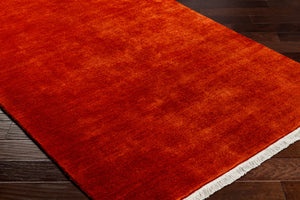 Evergreen Rug in Ruby Red