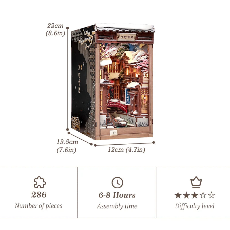 Kyoto Snow - DIY Book Nook Kit