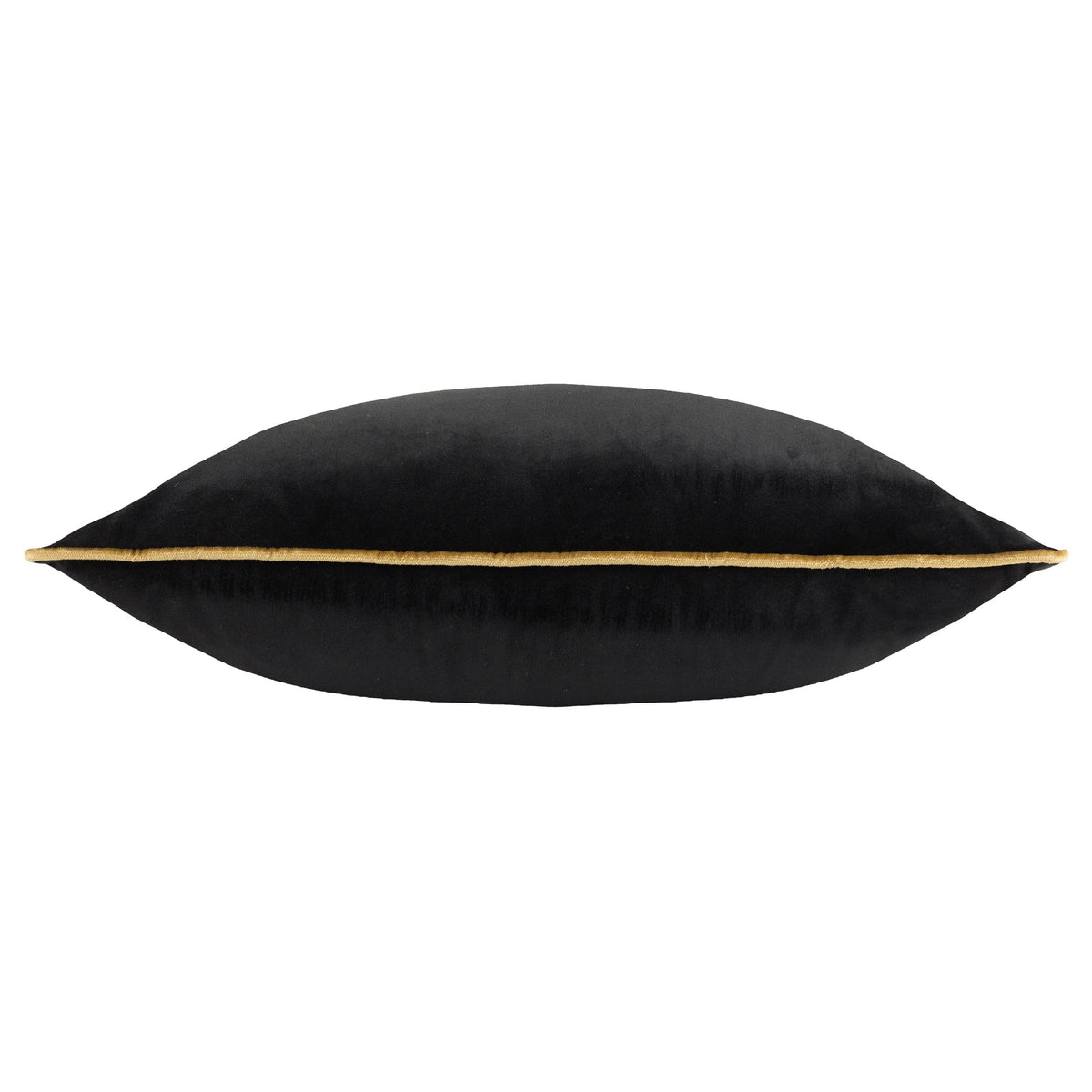 Meridian Velvet Cushion Black/Gold