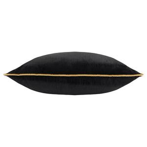 Meridian Velvet Cushion Black/Gold