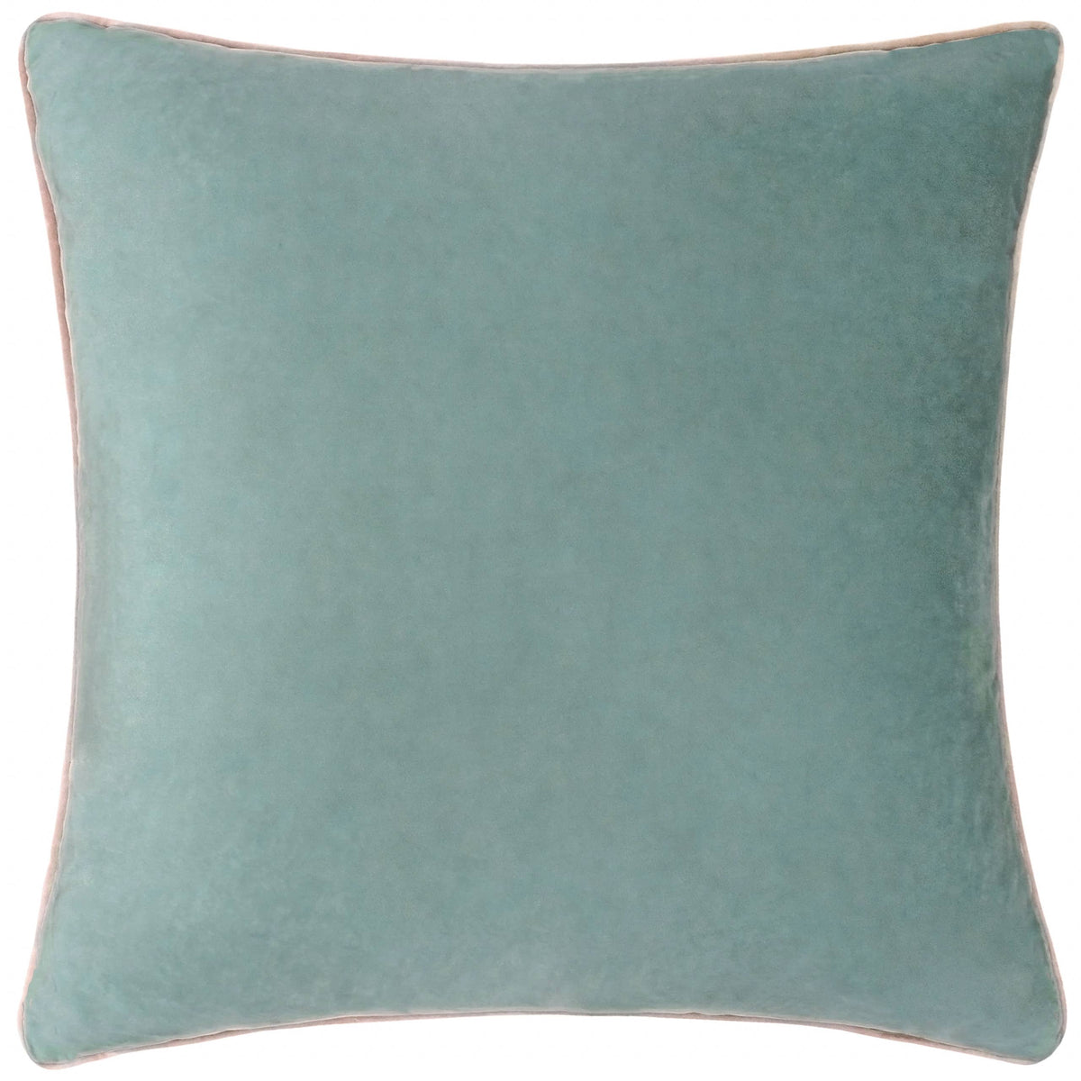 Meridian Velvet Cushion Mineral/Blush