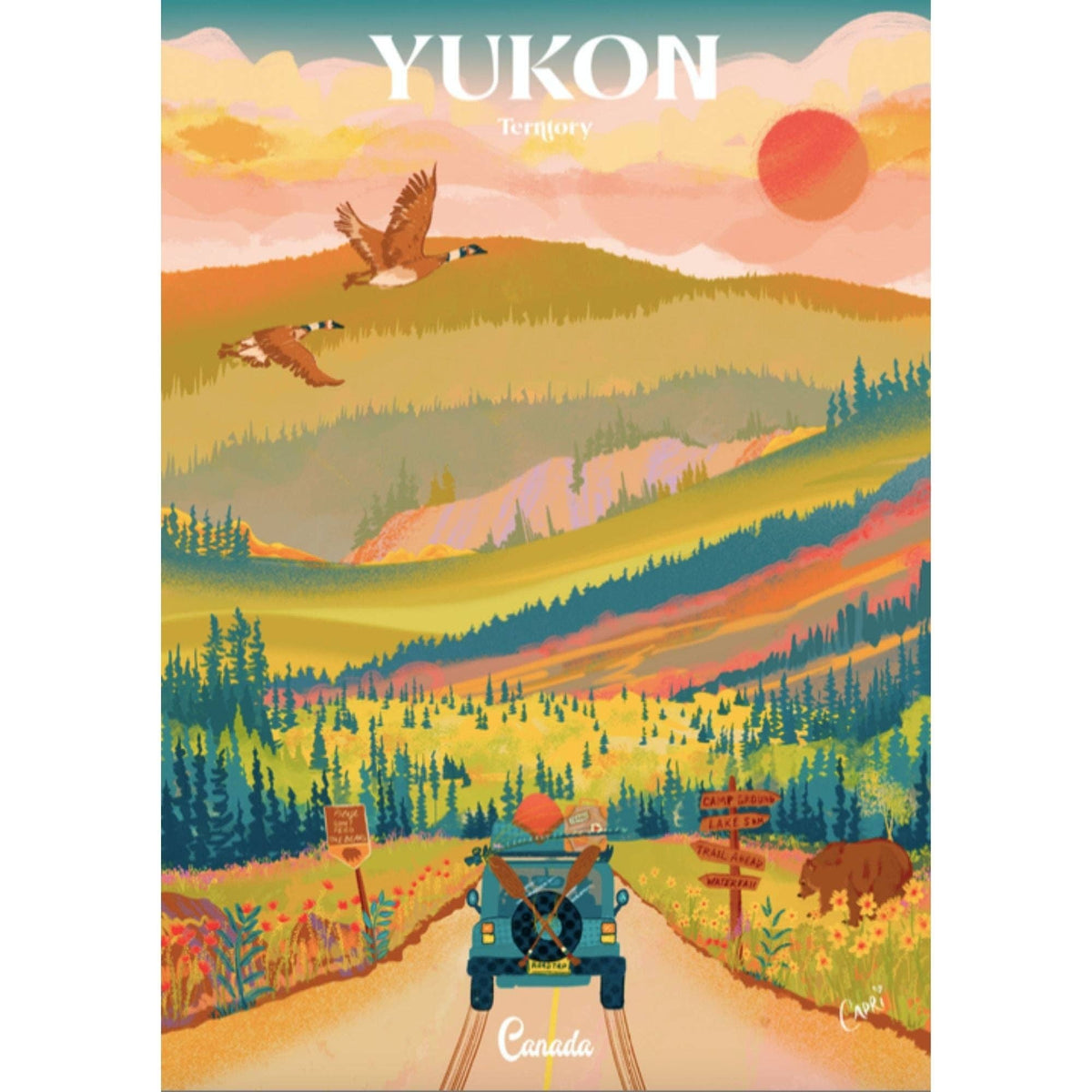 Yukon Road Trip | 1000-Piece Puzzle | Designed in Canada