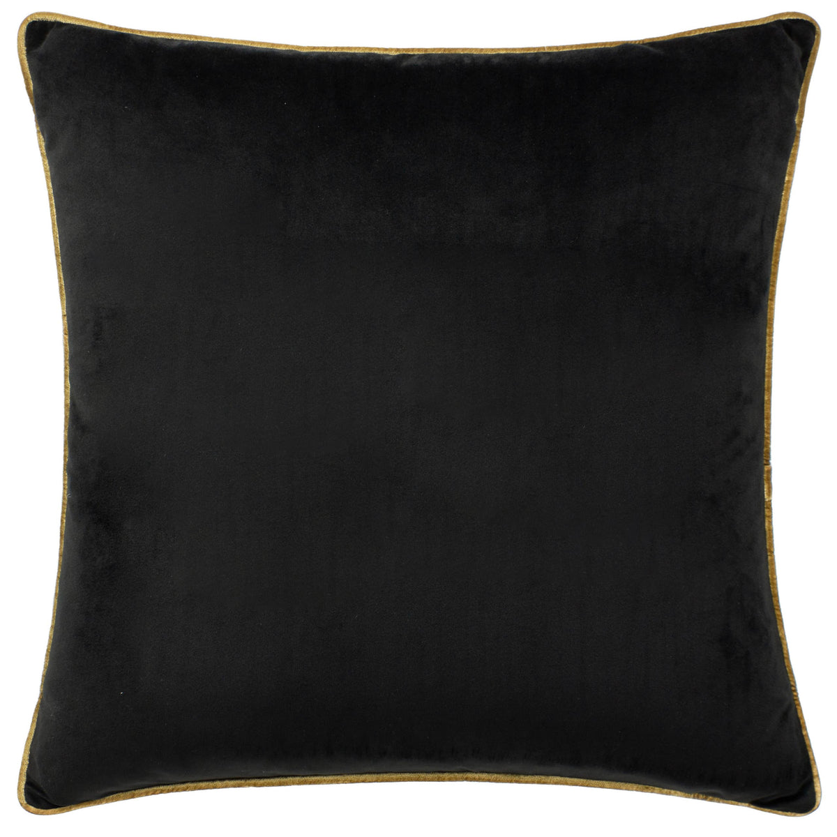 Meridian Velvet Cushion Black/Gold
