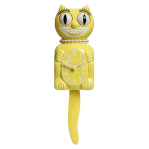 Spring Daffodil Lady Kit-Cat Klock
