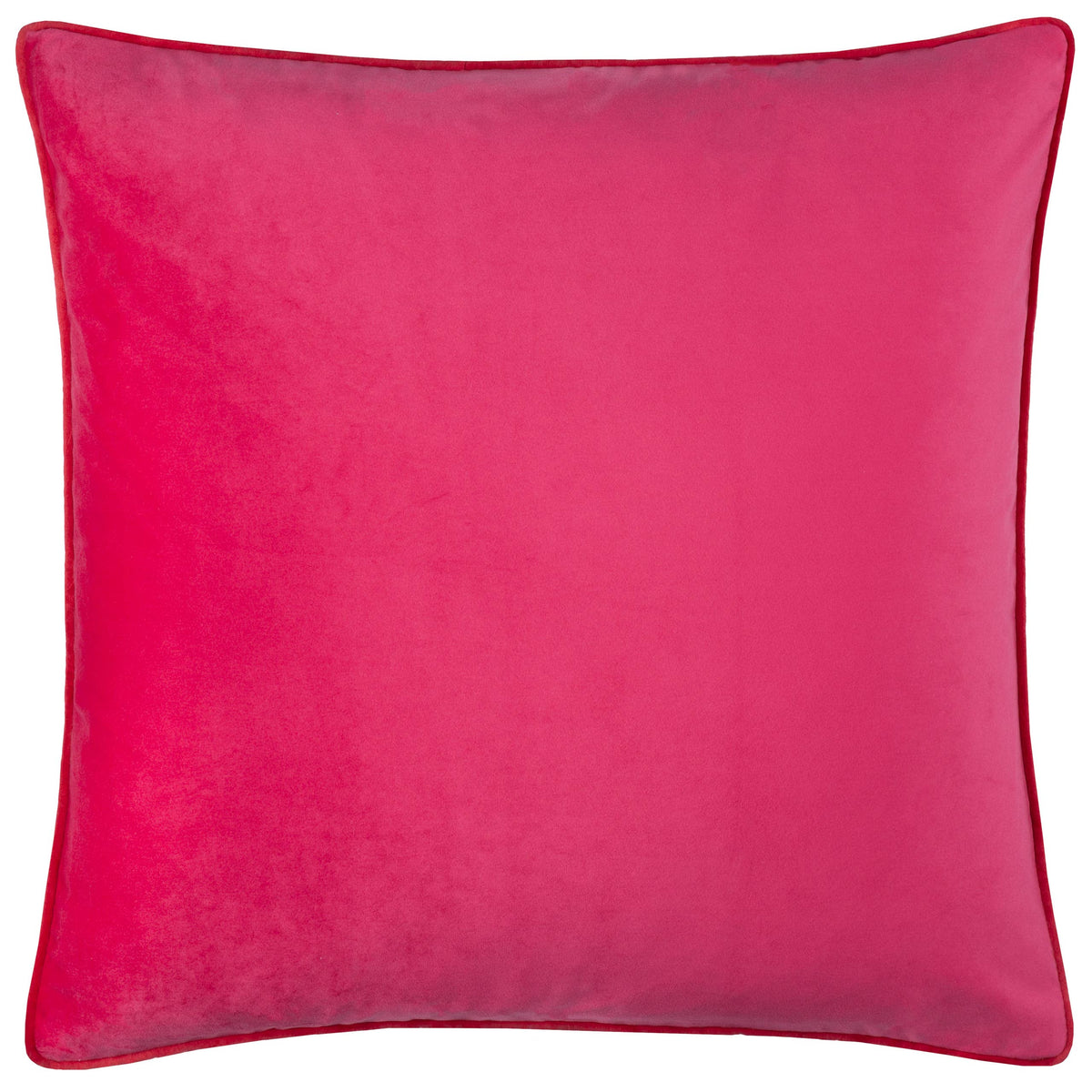 Meridian Velvet Cushion Pink/Red