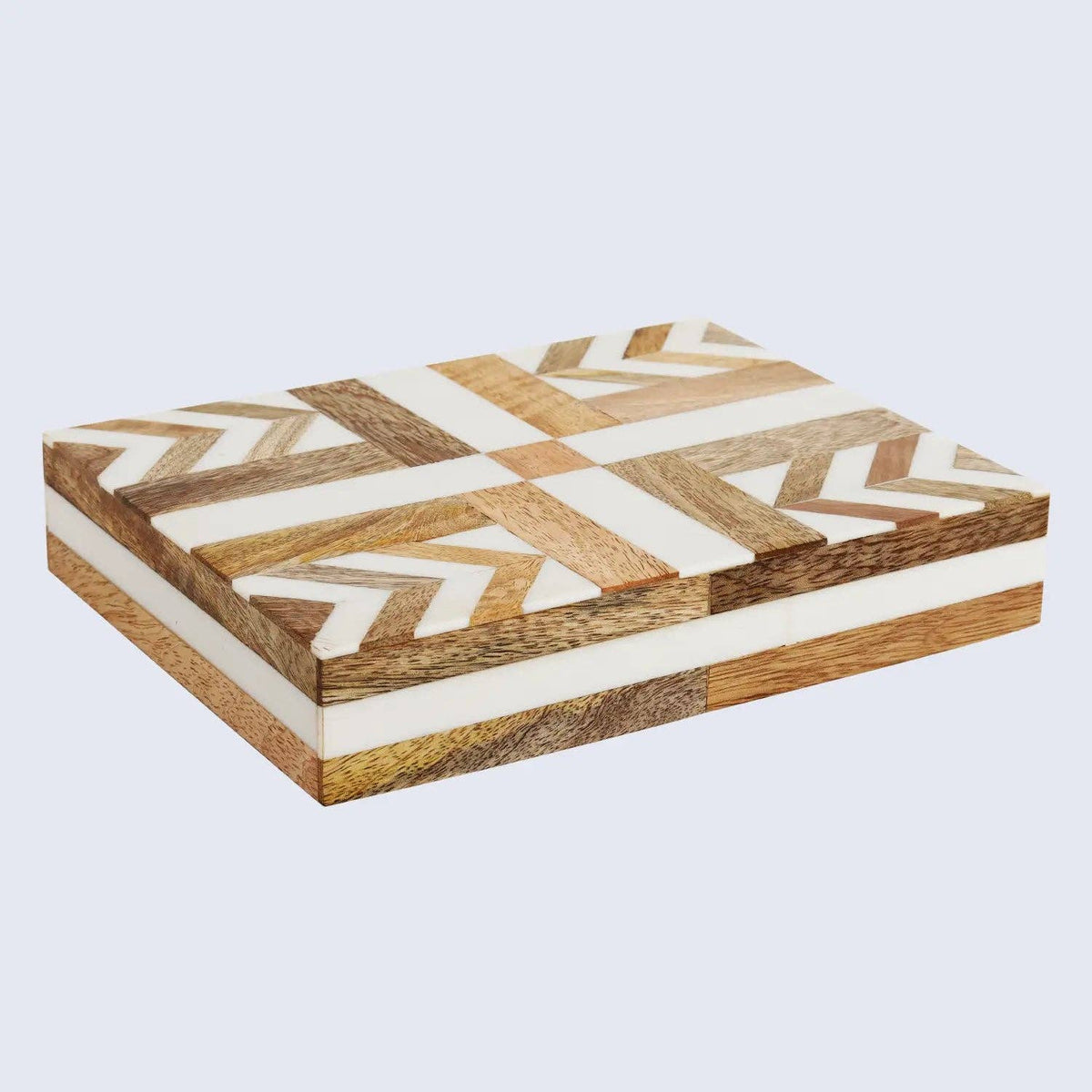 Patisserie Adorn White & Brown Decorative Box