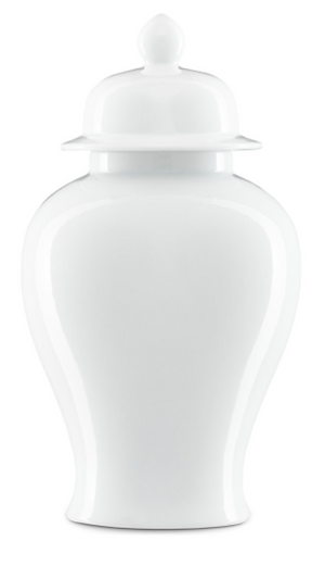White Ginger Jar