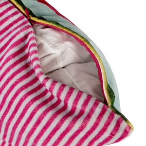 Embroidered Lumbar Pillow
