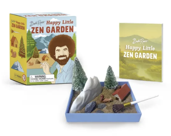 Bob Ross Happy Little Zen Garden