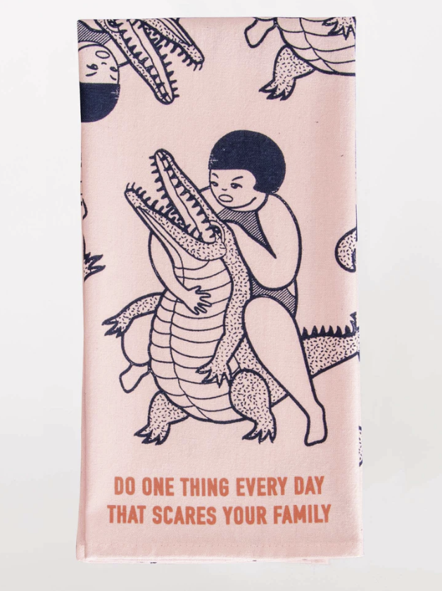 Scare Your Family Tea Towel