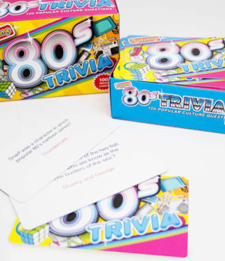 Awesome 80's Trivia Card Game