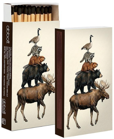 Canadian Matches 20 Sticks- Various Styles