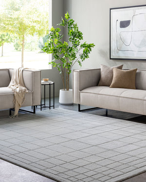 Ash Lattice Rug