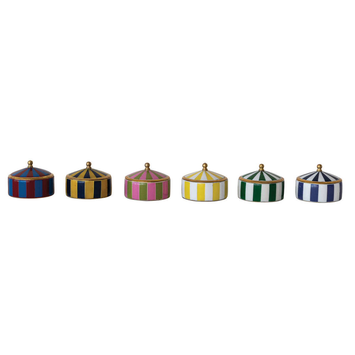 Striped Trinket Box