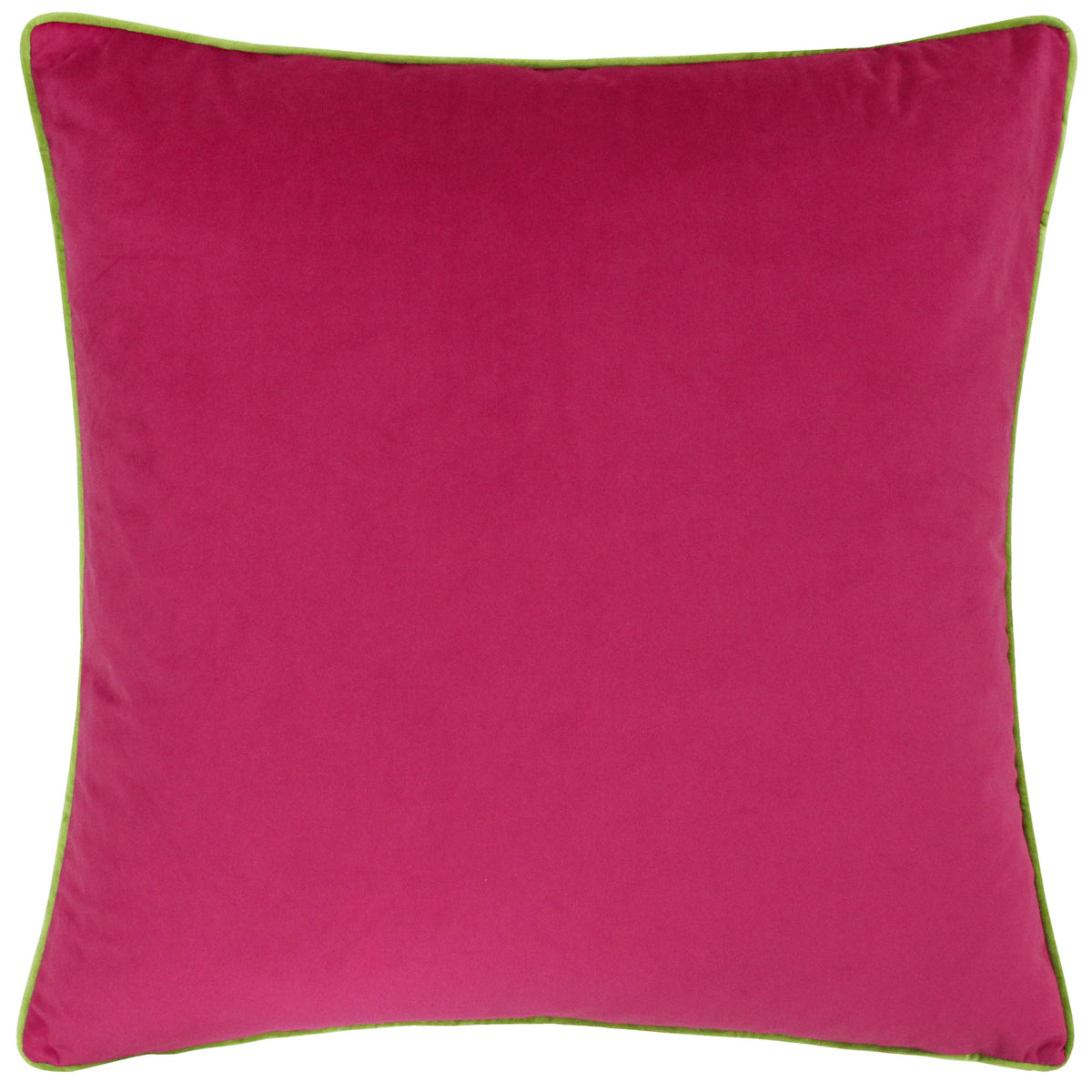 Meridian Velvet Cushion Hot Pink/Lime