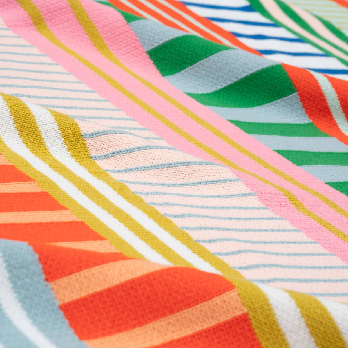 Patchwork Stripe Throw