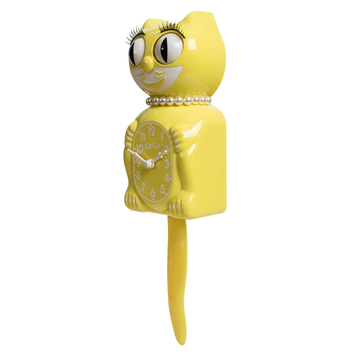 Spring Daffodil Lady Kit-Cat Klock