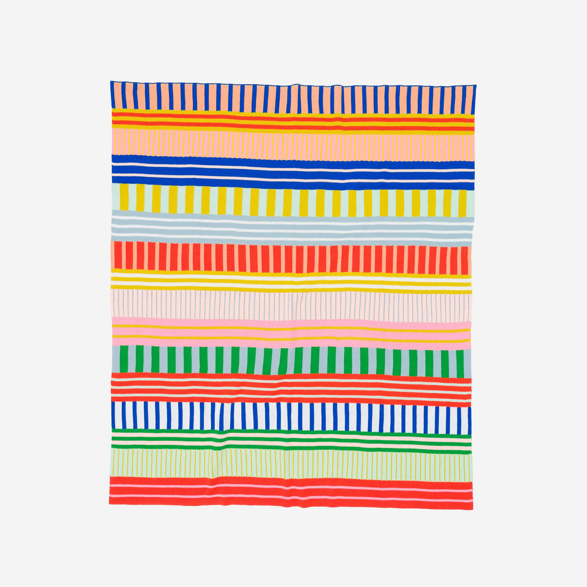 Patchwork Stripe Throw
