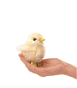 mini chick finger puppet