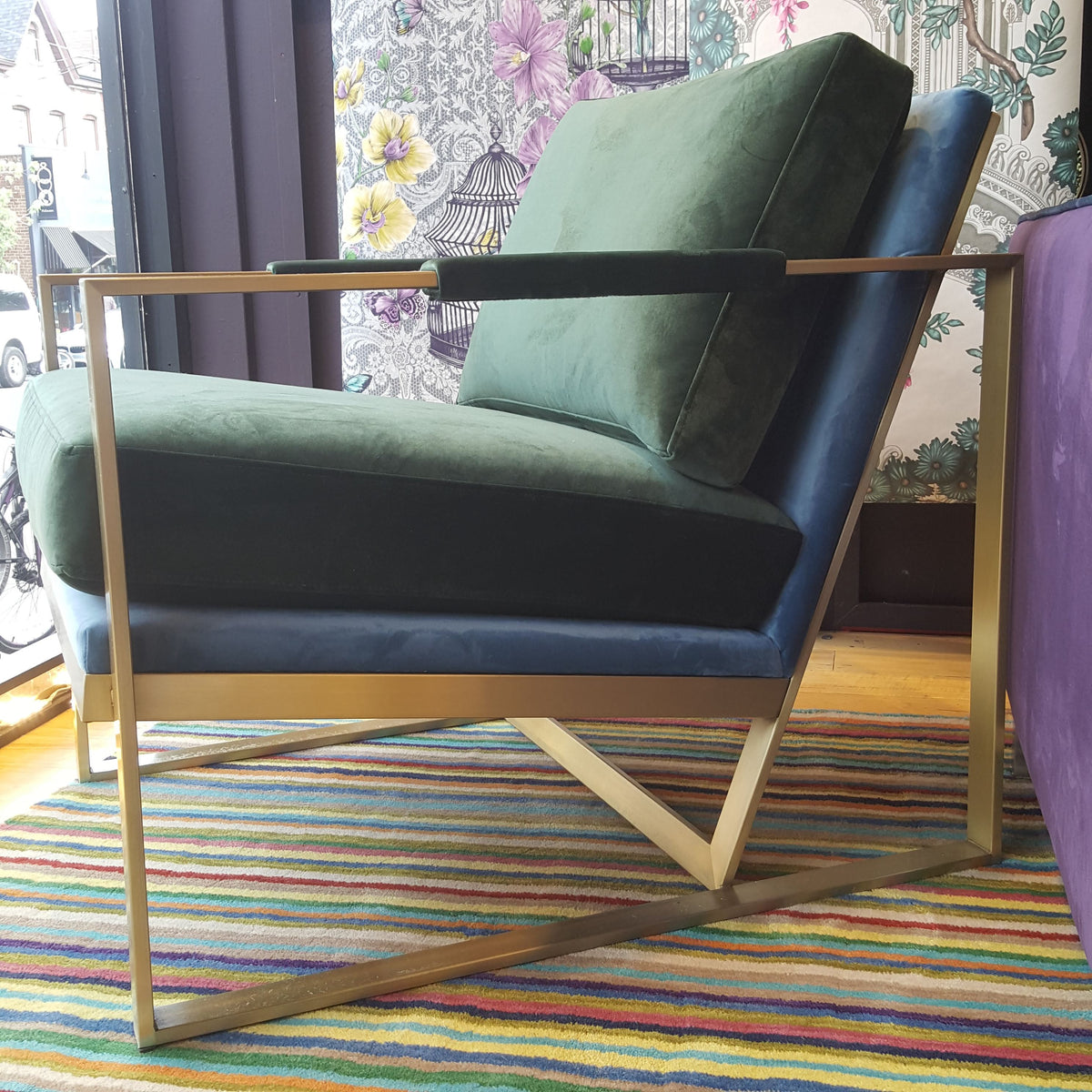 George Velvet Chair