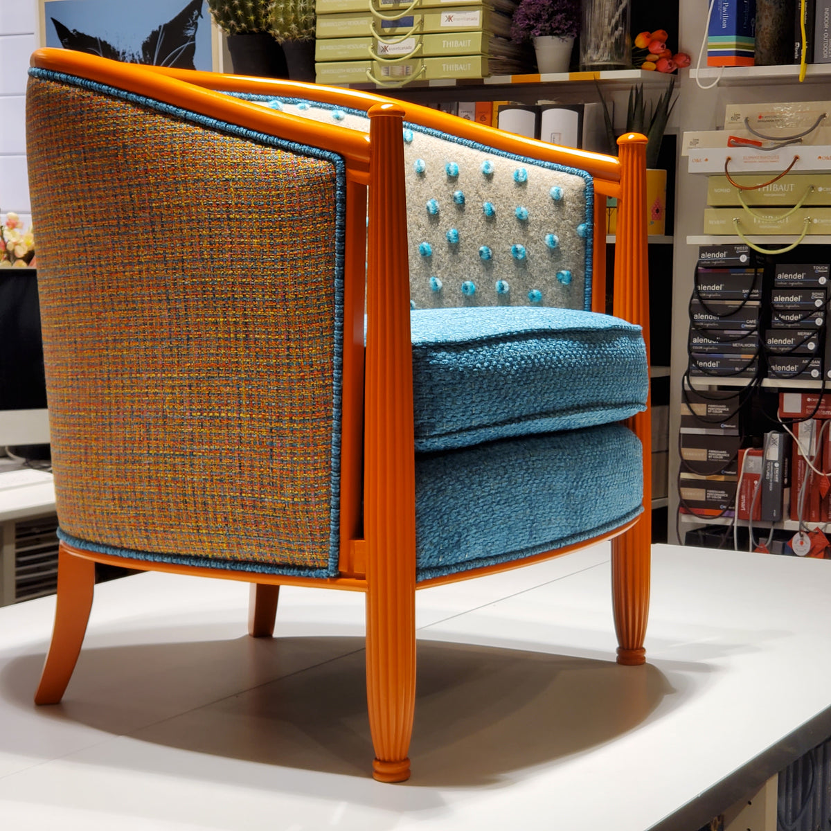 Gatsby in Orange & Blue