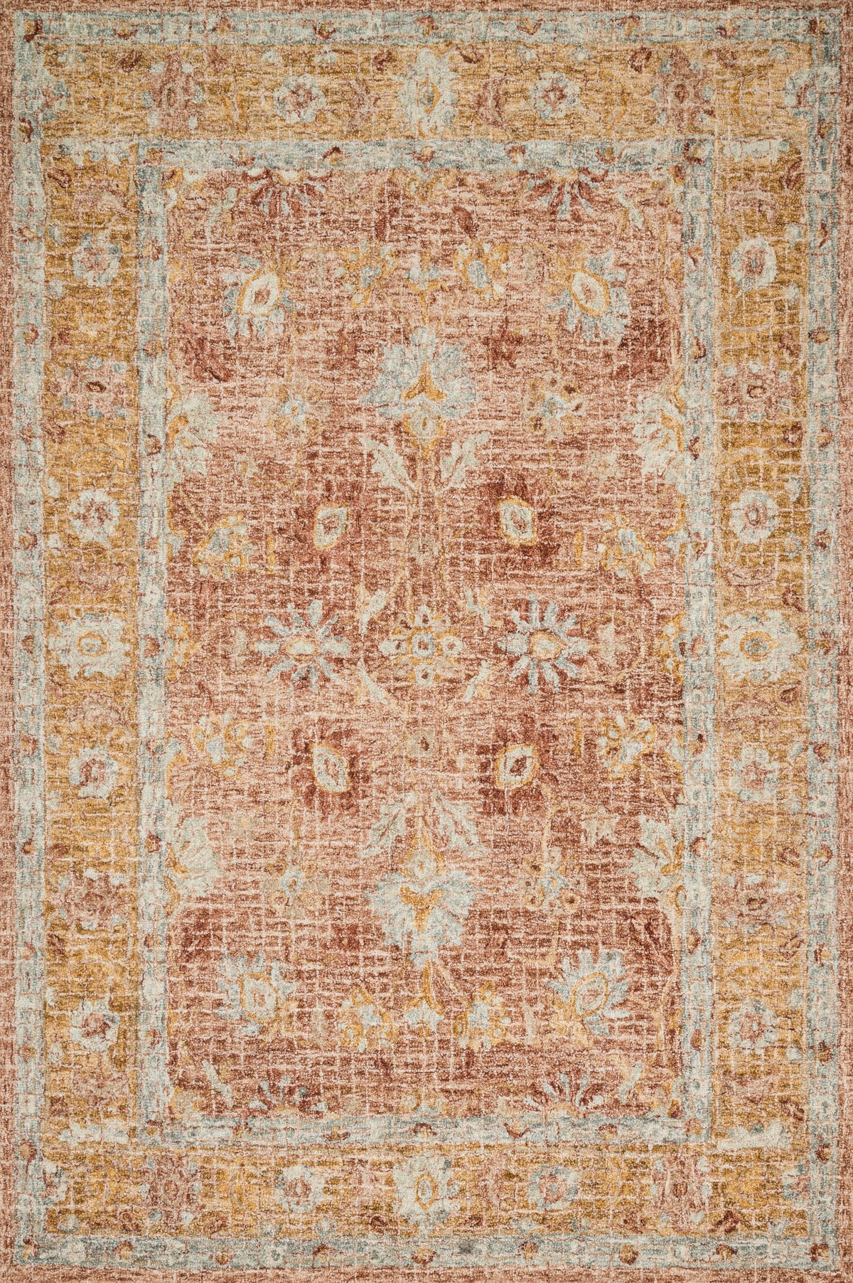 Terracotta / Gold- Julian Rug